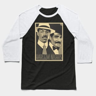 retro art (exlusive) brown cream harlem night Baseball T-Shirt